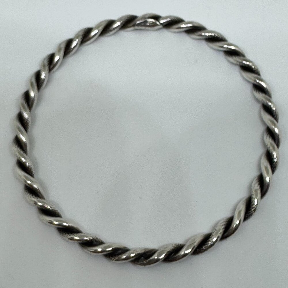 Braided Sterling Silver Bangle